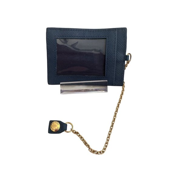 PRADA Blue Saffiano Leather ID Credit Card Wallet - Picture 7 of 7